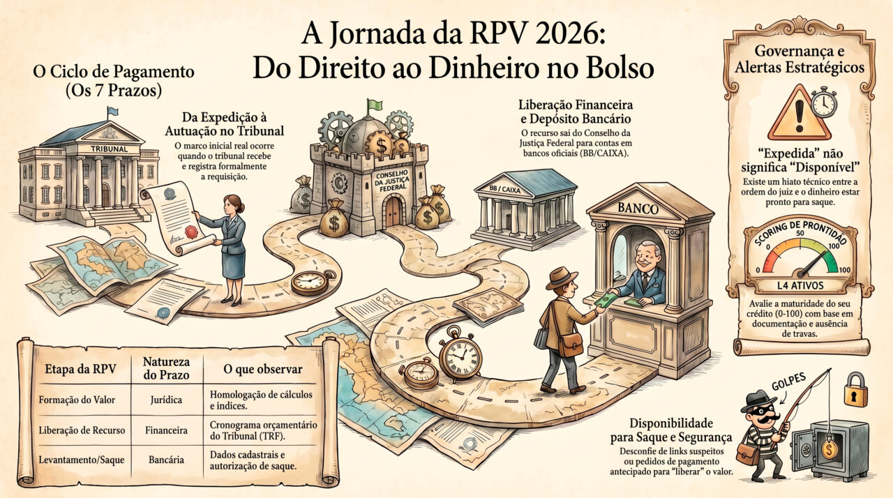 RPV 2026 com análise de prazo pagamento e consulta segura