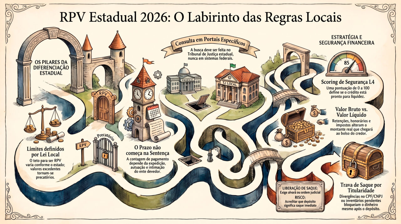 RPV estadual 2026 com análise de limite e prazo de pagamento